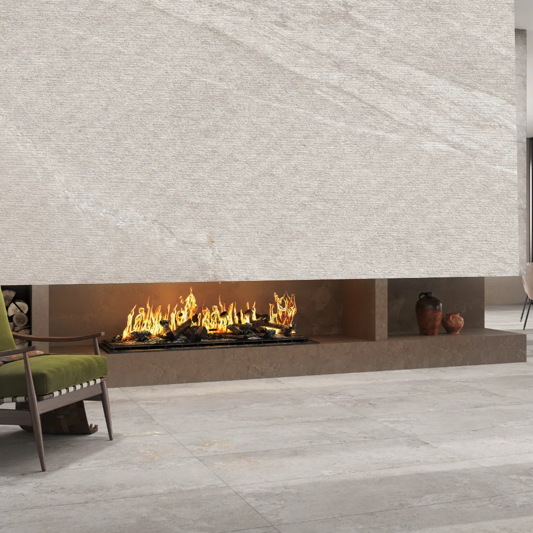 Exotica Clicker Gris (2*4), designer wall tile for bathroom